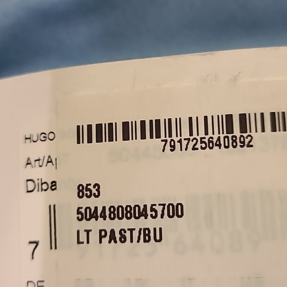 Kimono Sleeve Dress In Crepe/Satin trim - Lt.Blue Sold Out HUGO BOSS Size US 8 - Picture 10 of 14